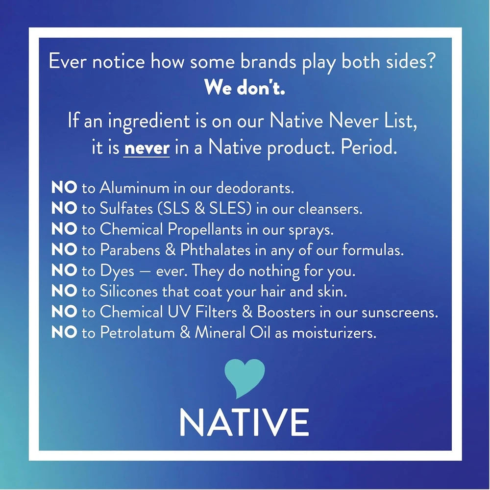Native Coconut and Vanilla Deodorant