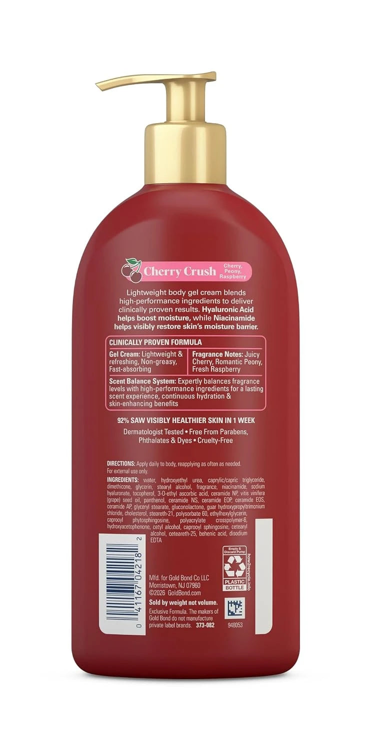 Gold Bond Cherry Crush Hydrating Gel Cream