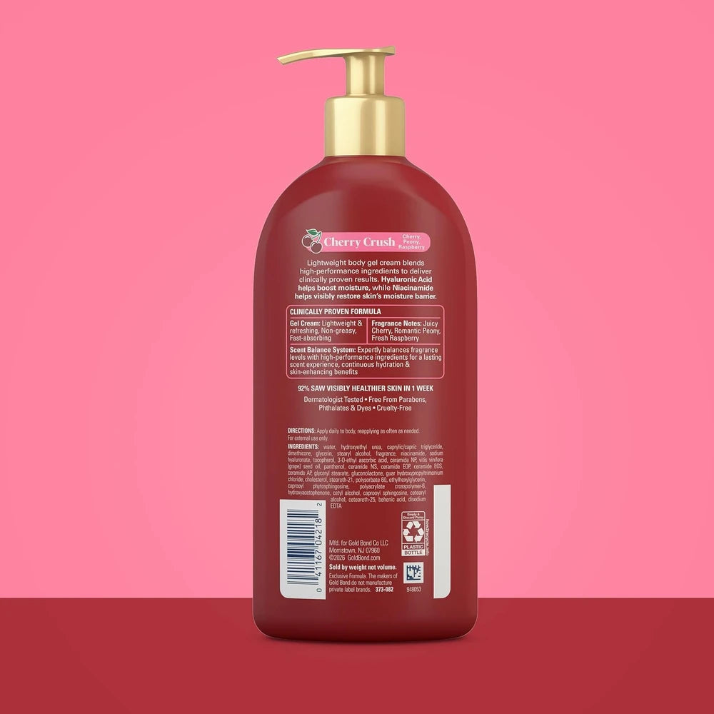 Gold Bond Cherry Crush Hydrating Gel Cream