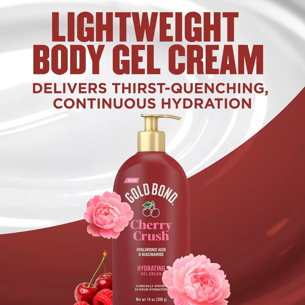 Gold Bond Cherry Crush Hydrating Gel Cream