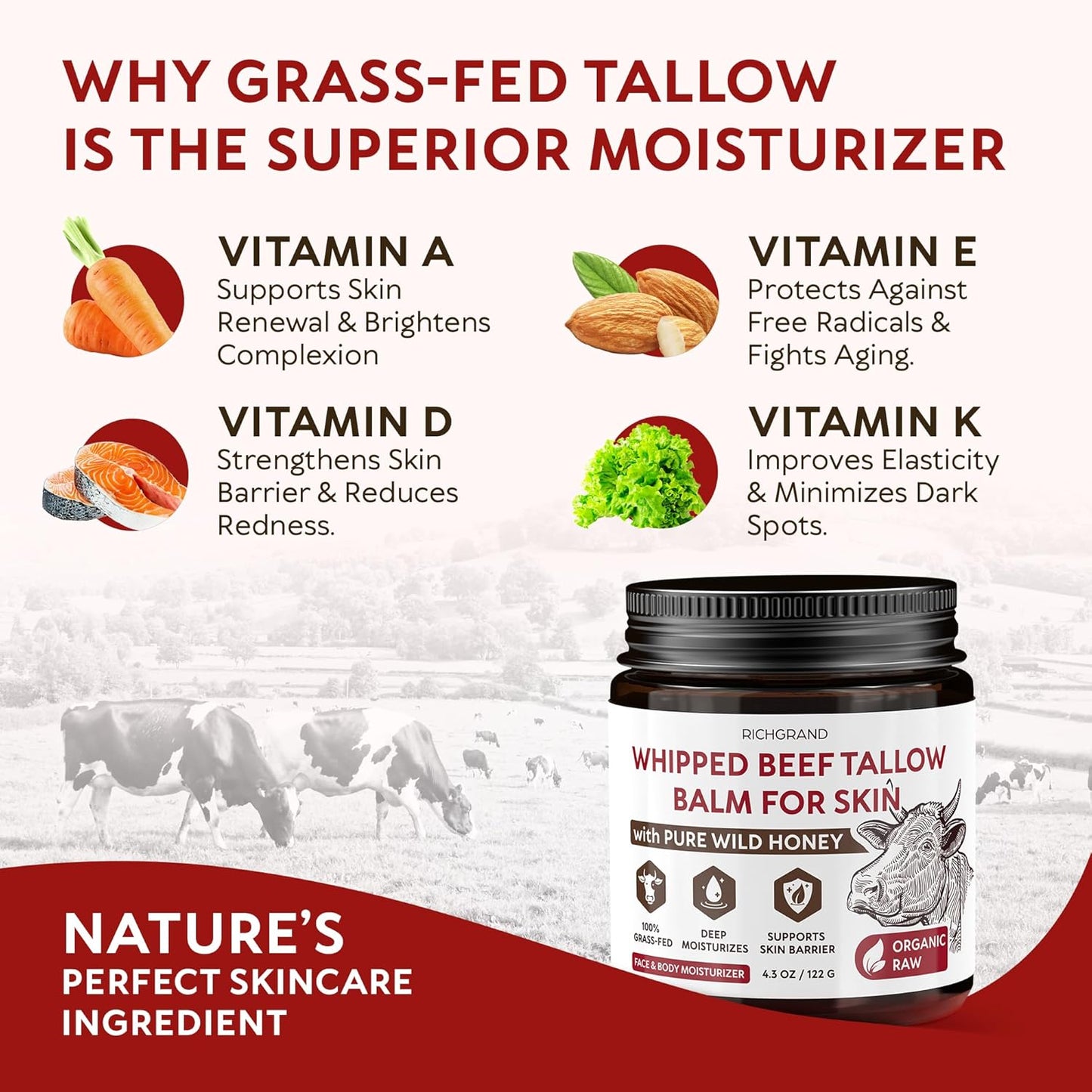 Whipped Tallow & Honey Skin Balm